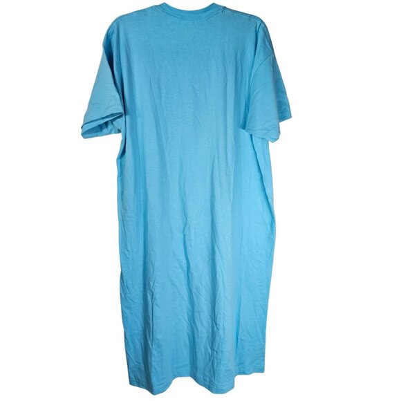 Vintage '91 Anvil "I'm Allergic To Mornings" Cat Graphic T-Shirt OS Sleep Shirt - Picture 2 of 9